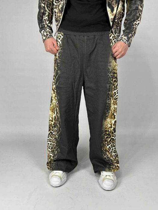 Штани Ksubi Mowalola Trakpant Black Cheetah чорні sweatpants штаны
