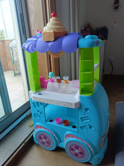 Carrinho plasticina play-doh