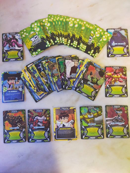 70 cartas Ben 10 lote