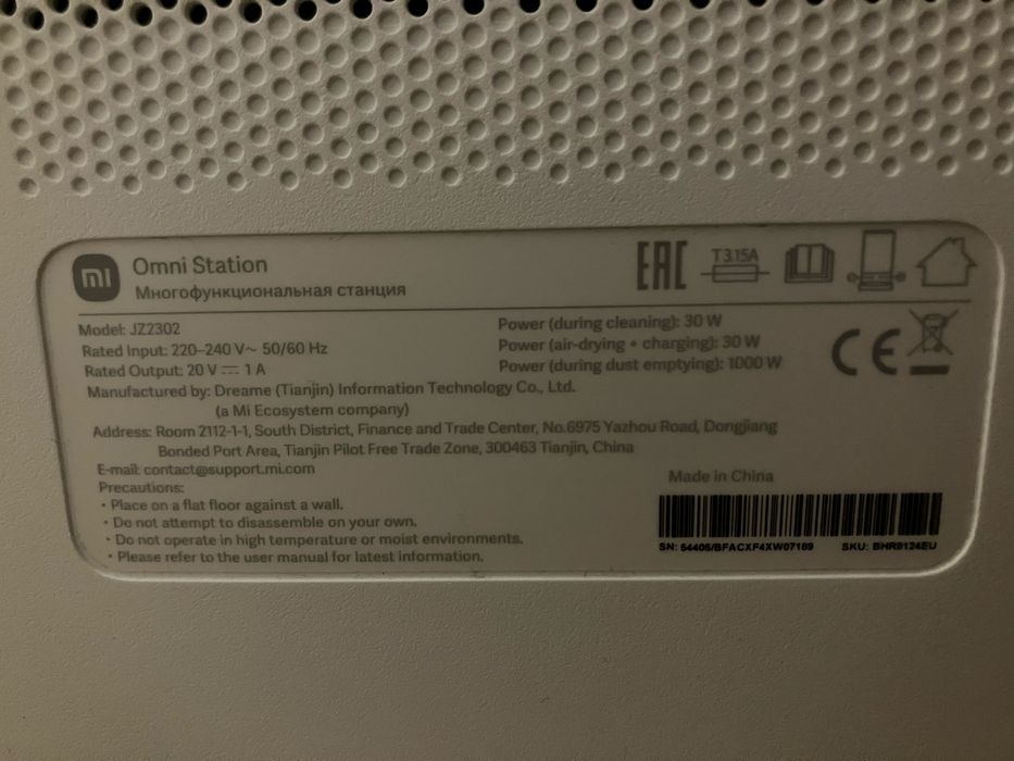 Robot sprzątający Xiaomi X20+ EU