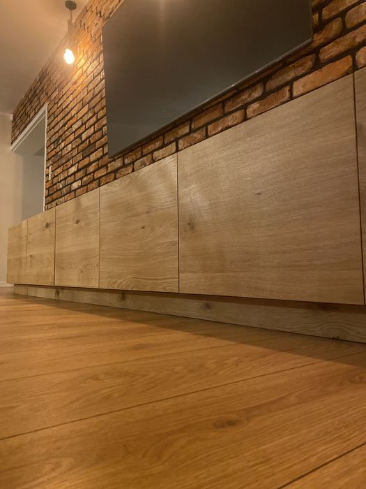 Szafka rtv dębowa , komoda dąb , meble loft