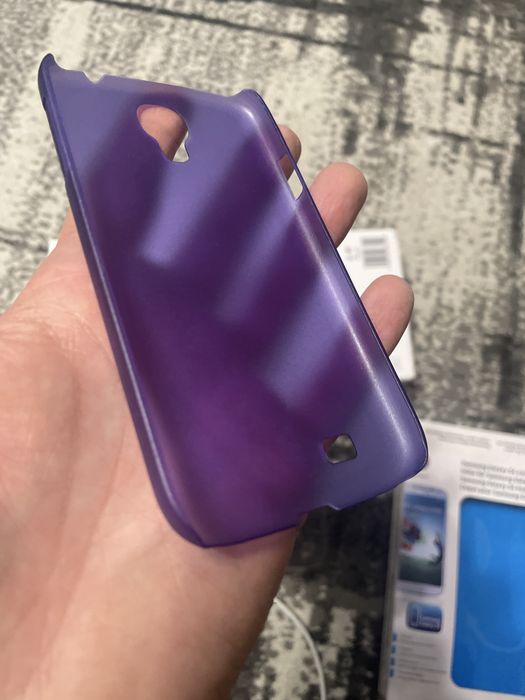 Etui fioletowe dla samsung galaxy S4 - perfect fit