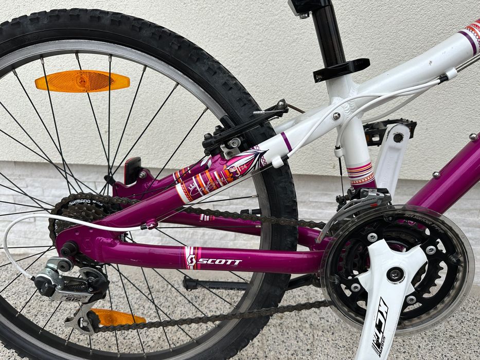 Rower SCOTT CONTESSA - koła 24, aluminiowy, amortyzacja, Shimano