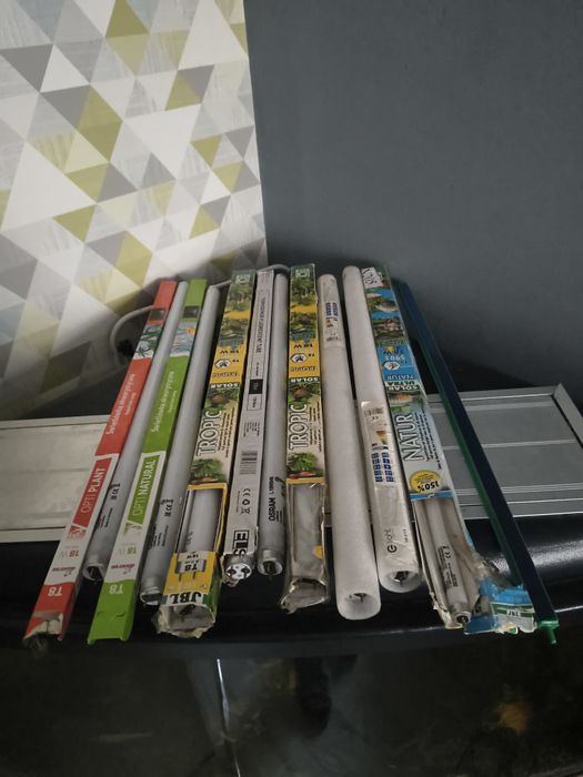 Świetlówki 18w 15w 24w akwarystyczne