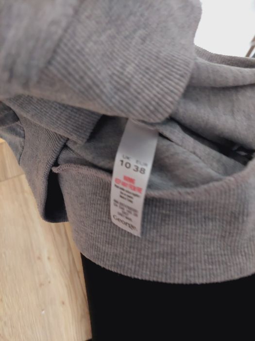 Szara bluza w kwiaty George 38 /m