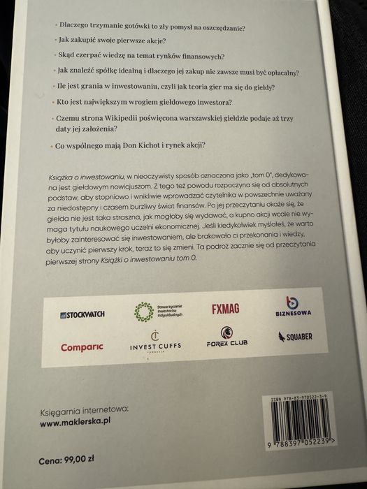 Książka o inwestowaniu Rafał Janik tom 0