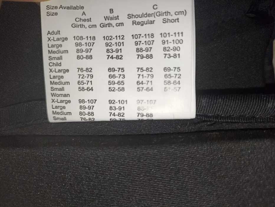 Kamizelka ochronna Tattini 2018 Rozmiar S dla dorosłych