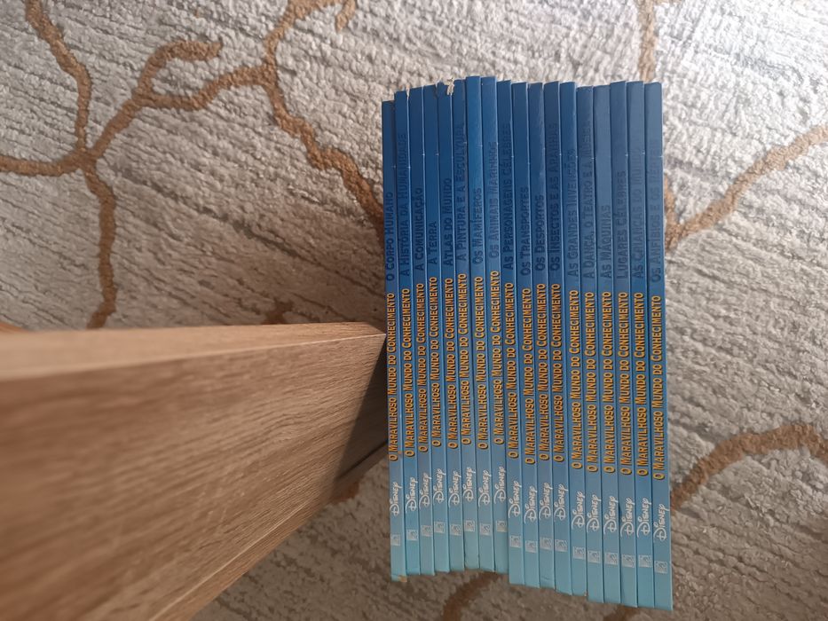 Coleção de livros "o maravilhoso mundo do conhecimento" Disney