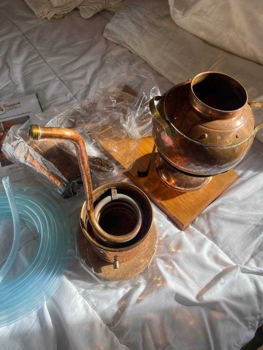 Alambique de cobre 2L – CopperGarden® (Destillatio, Alemanha)