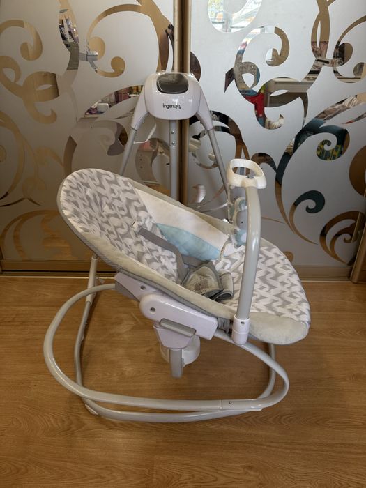 Заколисуючий центр крісло гойдалка шезлонг 2 в 1 ingenuity