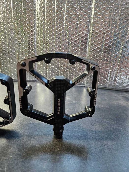 Aluminiowe pedały platformowe MTB MEROCA – nowe, solidne i lekkie