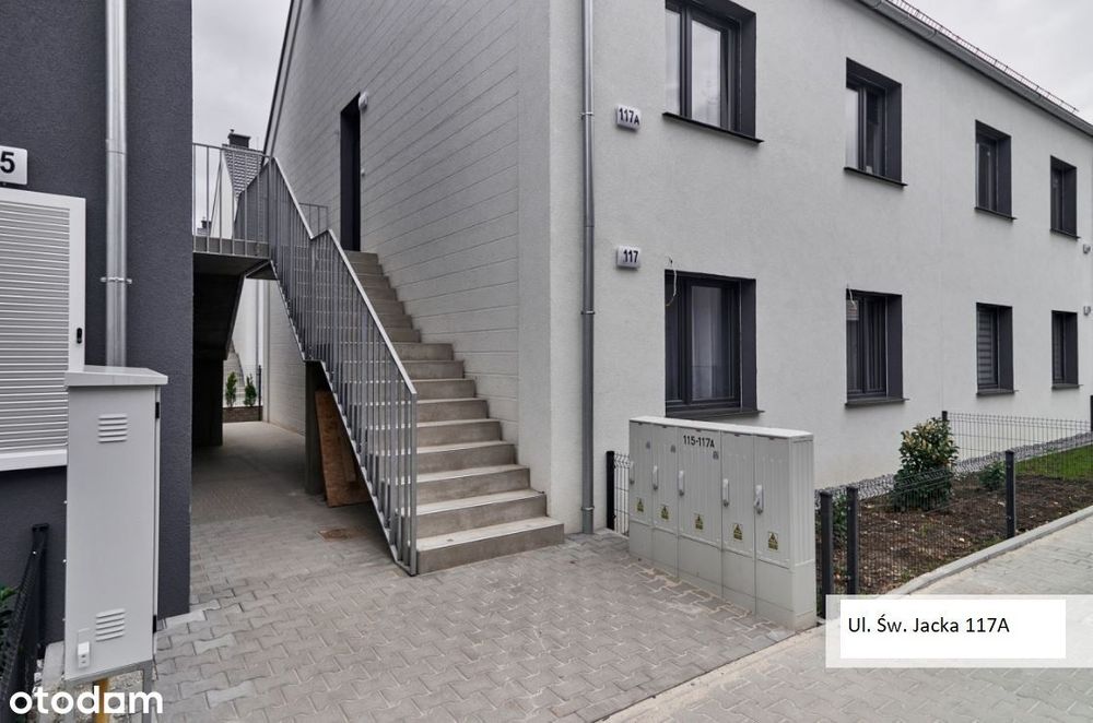 Mieszkanie 2-pok. Jagodno 46m, 2 miejsca postojowe