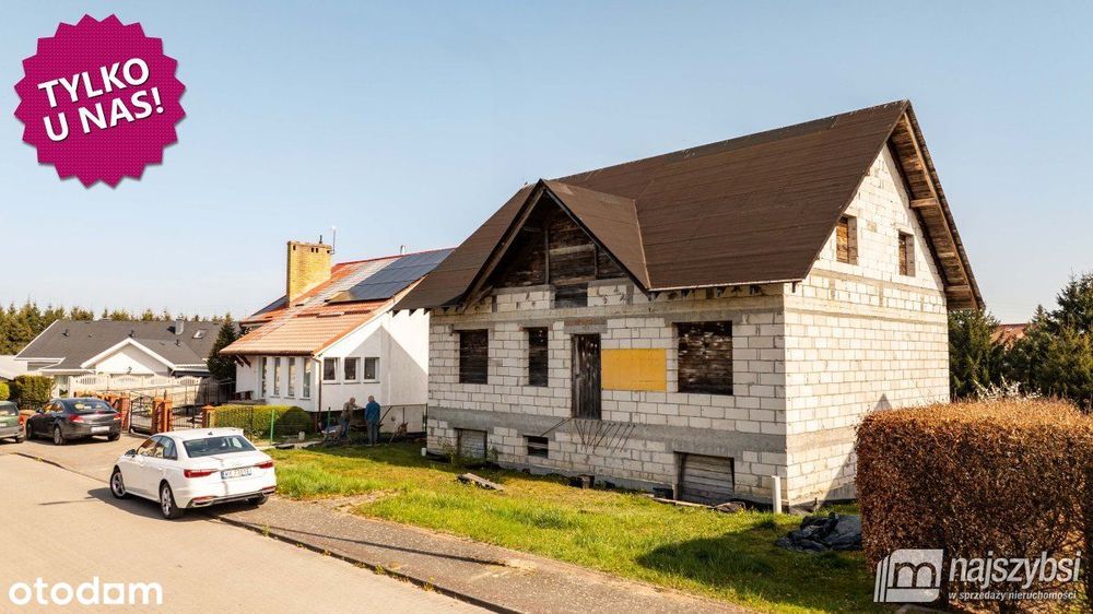 Gościno - Dom Z Piękną Działką O Pow.  0,1082 Ha