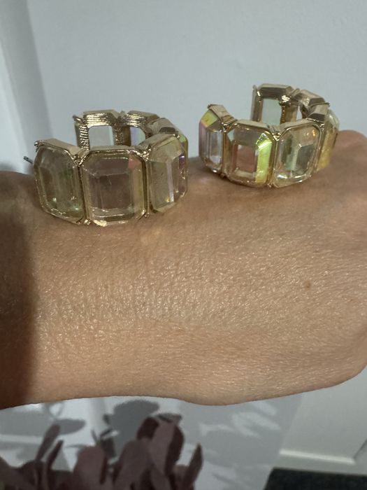 Kolczyki kryształowe Szampańskie premium