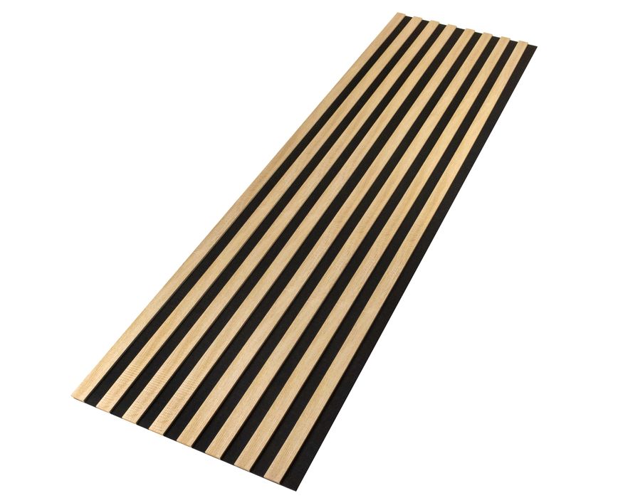 Lamele ścienne na czarnym filcu 260cm x 54 cm Dąb Artisan i inne