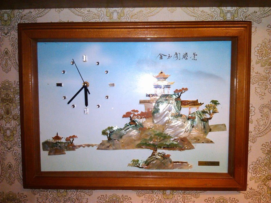 Relógio / Quadro Madrepérola