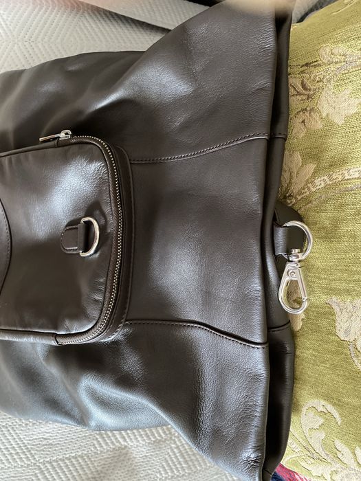 Mochila Estrear-Massimo Dutty/pele  castanha mod homem