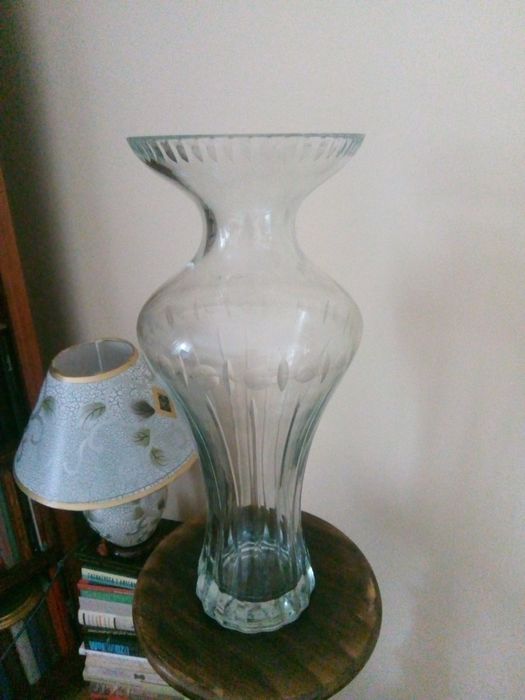 Przepiękny szklany wazon duzy