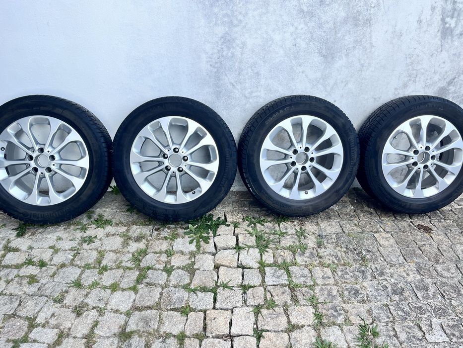Jantes mercedes com pneus novos