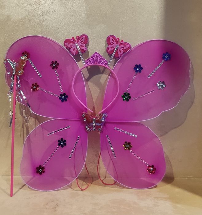 Крила метелика нейлонові кольорові