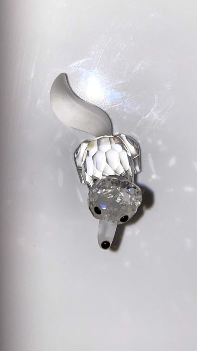 Estatueta em cristal de Raposa Swarovski