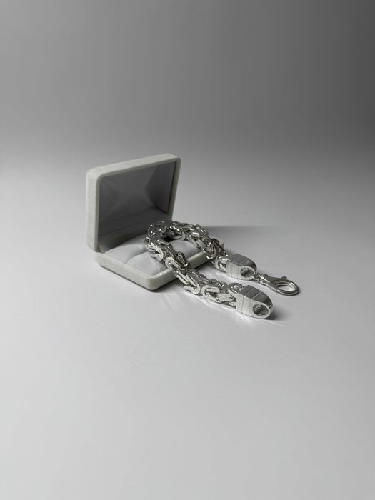 Srebrna Bransoletka Królewska 23,5 CM 107 GRAMY NOWA ! PR. 925 Okazja