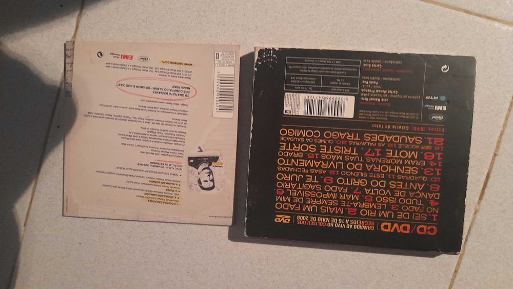Conjunto de 2 CDS Originais Camané Fado