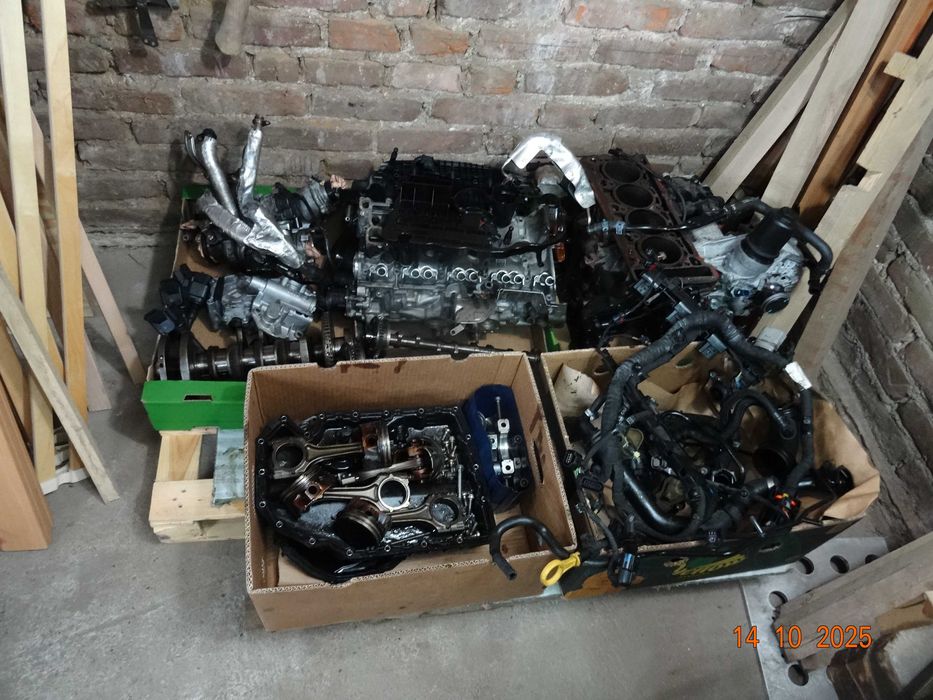 Silnik 2.0 TFSI 180 KW 245KM DSN Audi Q3 22r. uszkodzony kompletny.