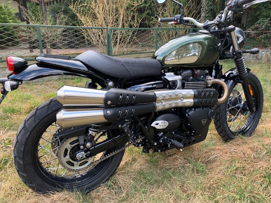 Triumph Scrambler 900 Rocznik 2023 Chrome Edition 4600 km - Bonneville