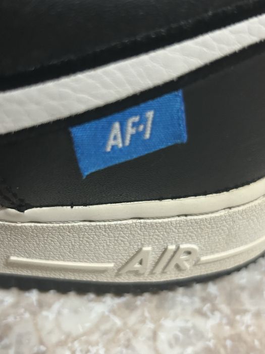 Air force 1 preto com branco