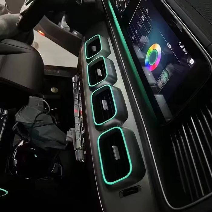Воздуховоды дефлекторы дефлектора Ambient Light для Mercedes GLS GLE