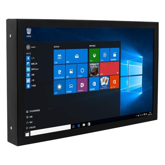Przenośny monitor IPS 7 cali 1024x600 HDMI VGA AV USB-C głośniki czarny