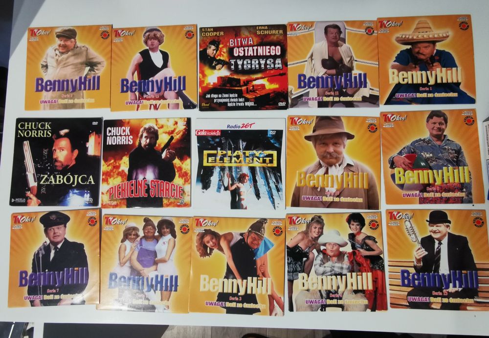 Zestaw 37 płyt DVD przeróżna tematyka, kilka unikatów