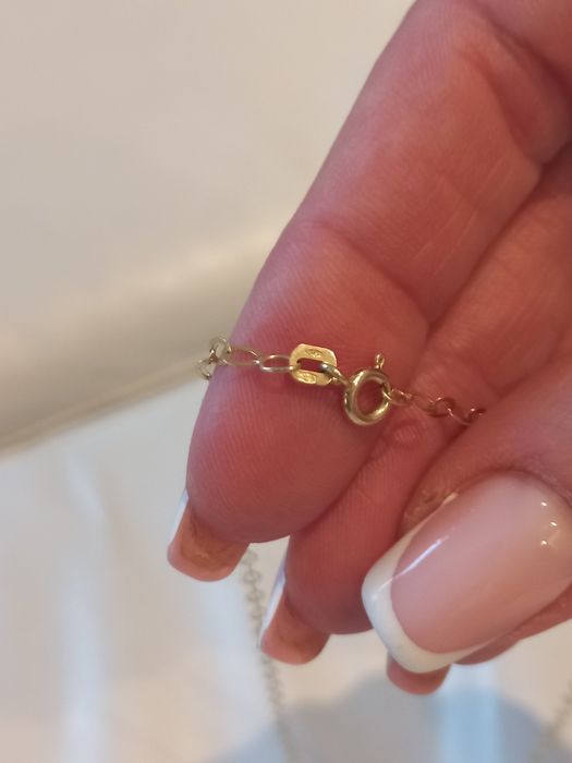 Łańcuszek złoty błyszczący ankier 585/1,9g/45 cm