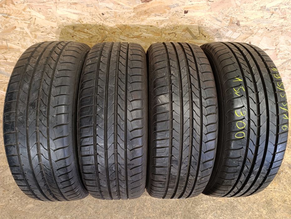 4x 195/55 R16 87V Goodyear Efficient Grip 2015r 7,1/6,6mm