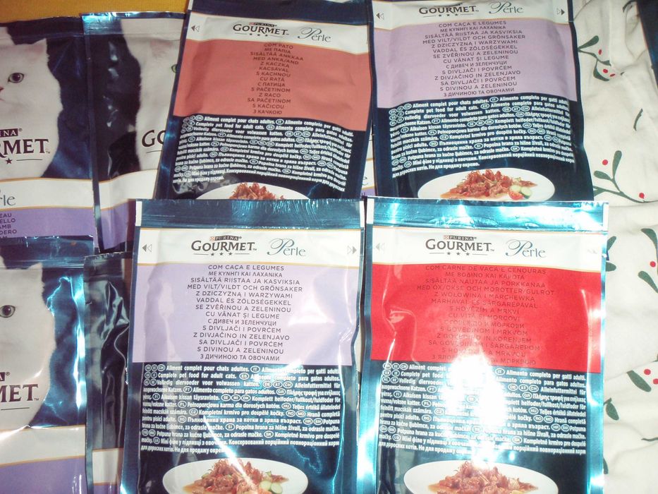 Gourmet Perle 85g Karma mokra kot 50 sztuk 4 smaki