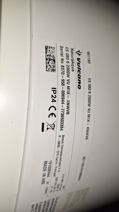 Termoacumulador Vulcano 80L