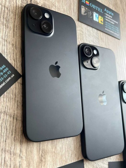 iPhone 15 128gb Black физ лоток айфон акб 100%