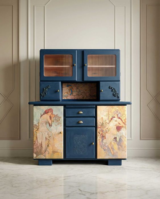 Odrestaurowany kredens w stylu ART DECO, SECESJA