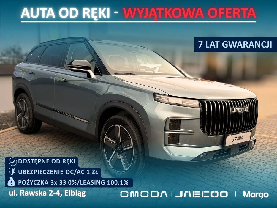 Jaecoo 7 Phev Exclusive - od ręki - WYJĄTKOWA OFERTA!
