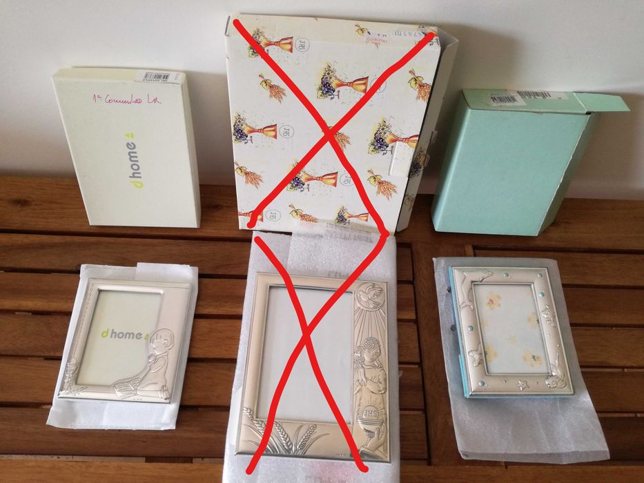 Molduras em prata NOVAS - a partir de