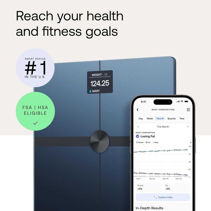ваги для вимірювання ваги тіла WITHINGS Body Smart