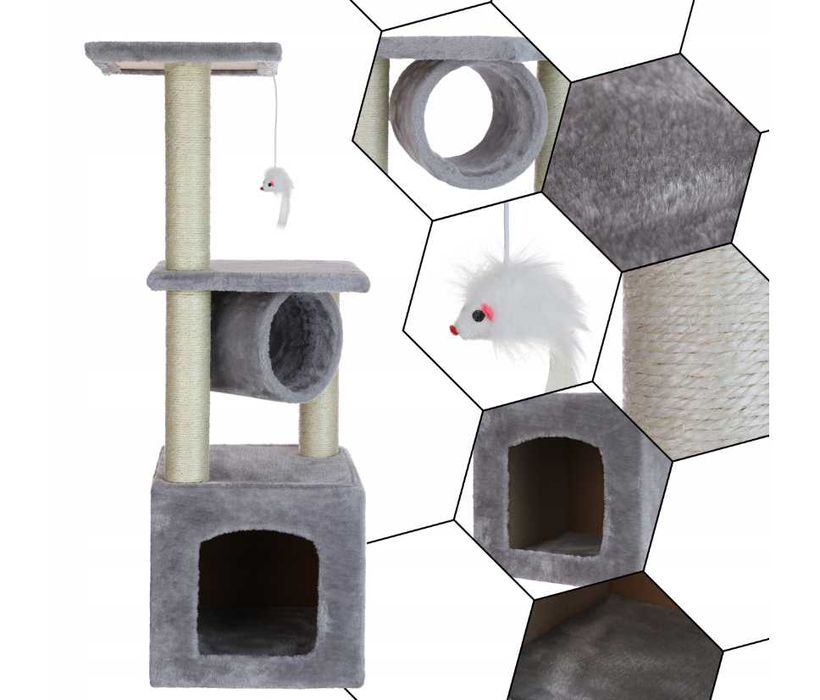 Drapak Dla Kota Domek Legowisko Słupek XL | WYPRZEDAŻ -20%