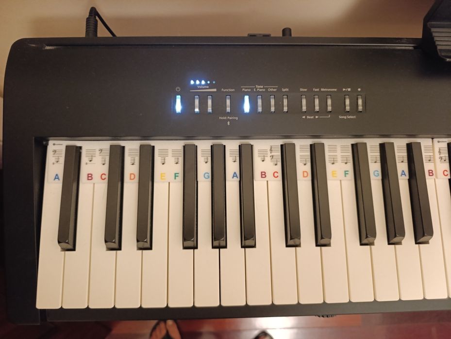 Piano Roland FP-30X com suporte com pouco uso