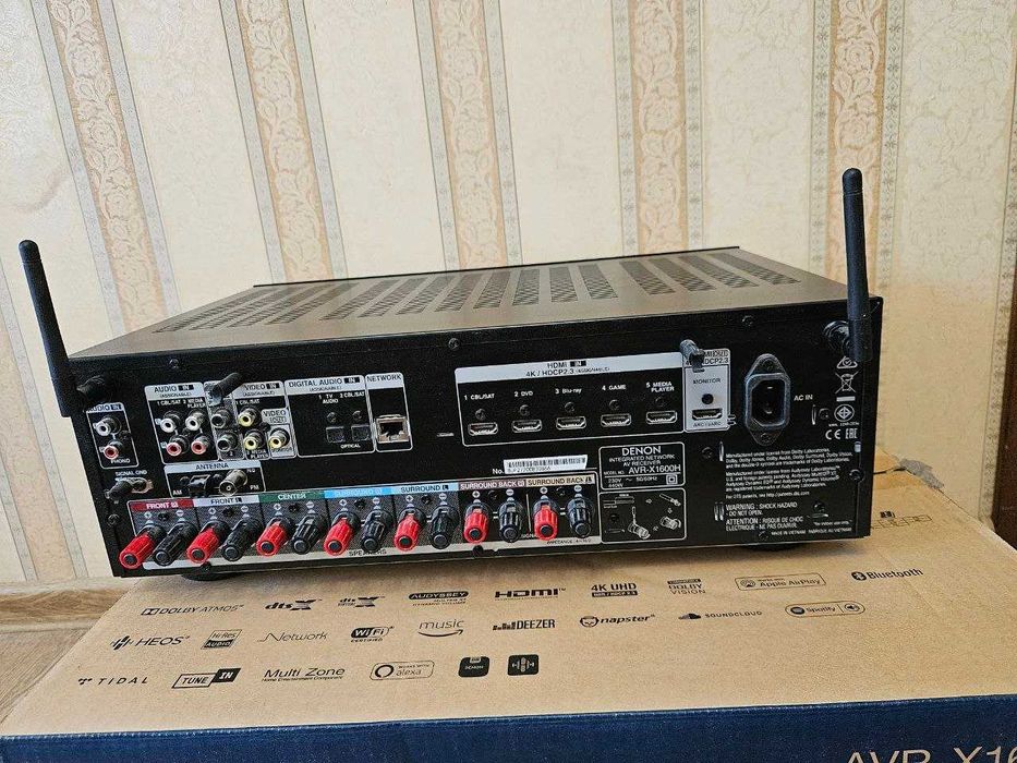 AV-ресивер Denon AVR-1600H 7.2-канальний (б/у, хорошее состояние, полная комплектация)