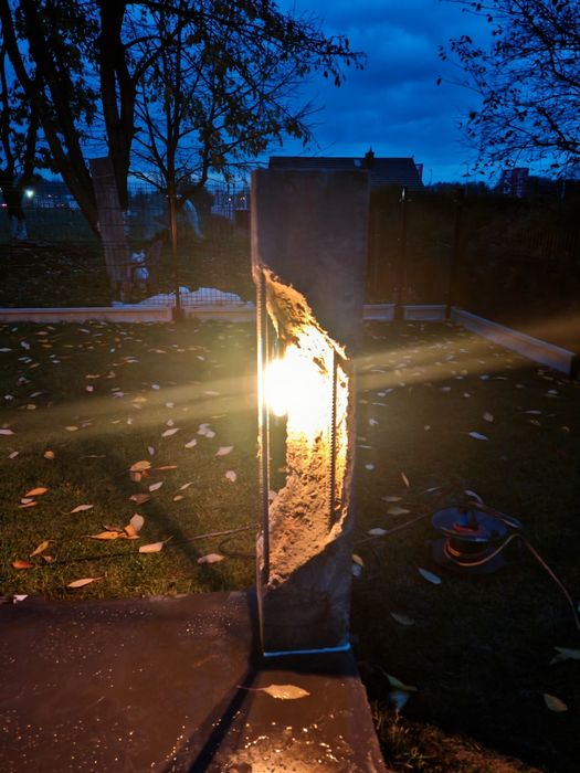 Lampa betonowa loft zewnętrzna/wewnętrzna /ogrodowa