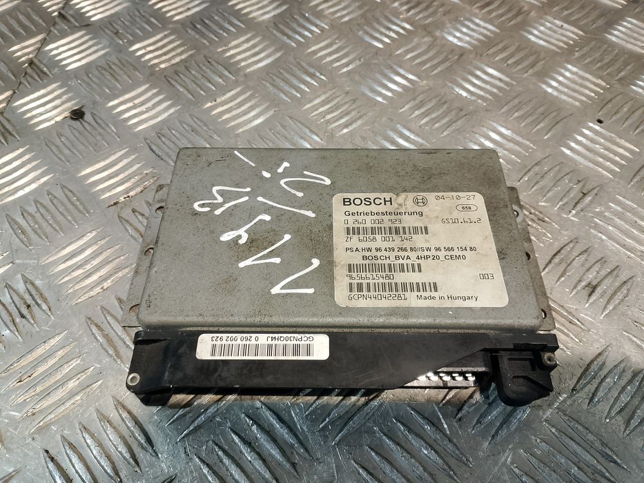 Sterownik Skrzyni Biegów  Citroen C5 I 1 Lift 2.0 Hdi Bosch 0260002923