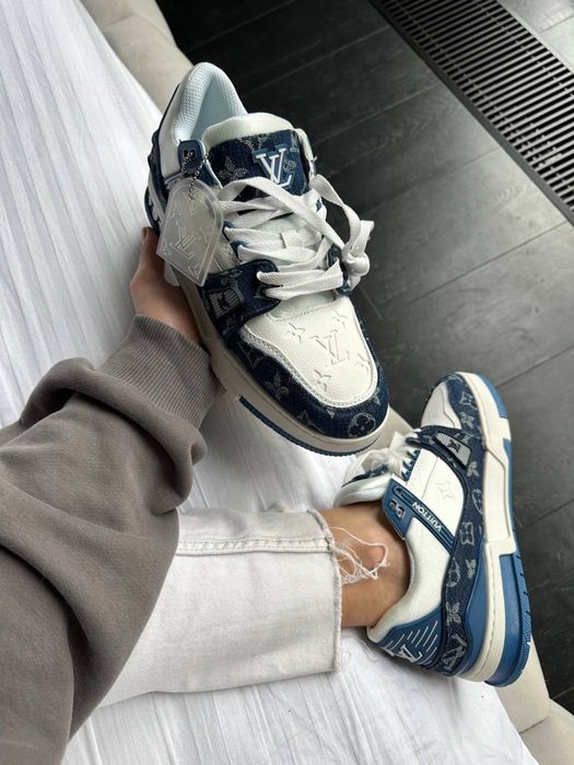 Sneakersy Louis Vuitton trainers blue