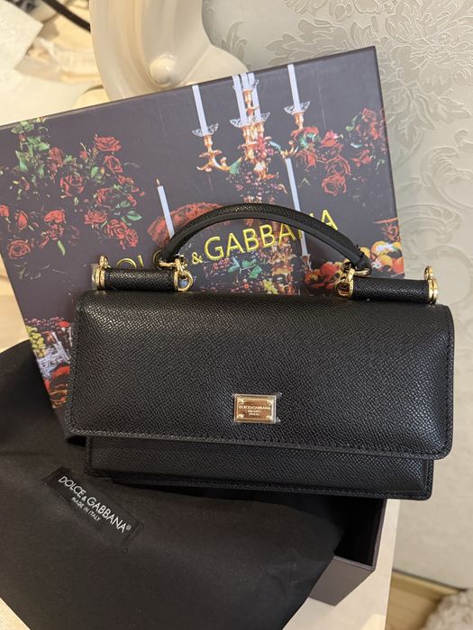 Шкіряна сумка DG Sicily Phone Bag