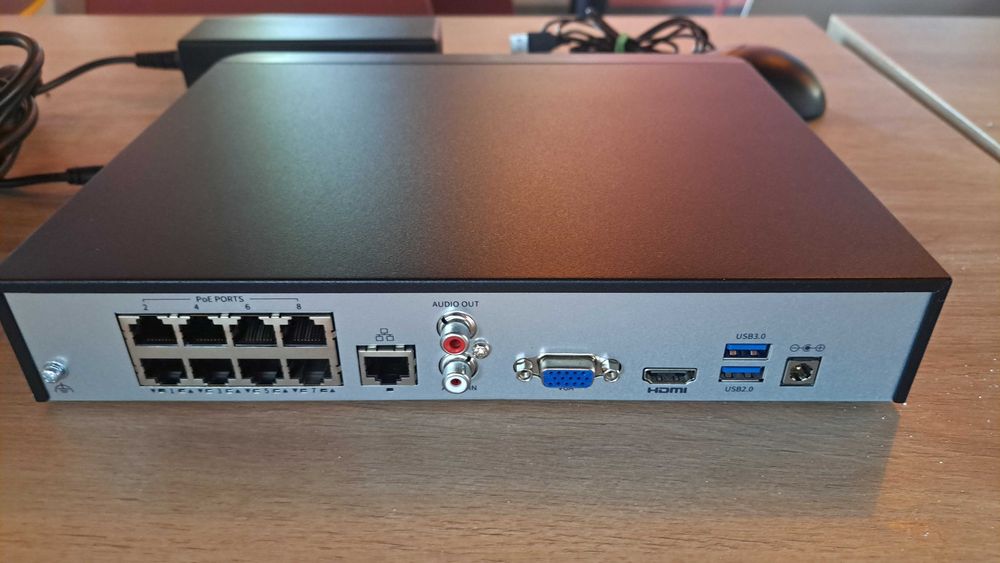 Rejestrator CCTV BCS-P-NVR0801-4K-8P (8PoE)-II + Dysk Twardy 4 TB